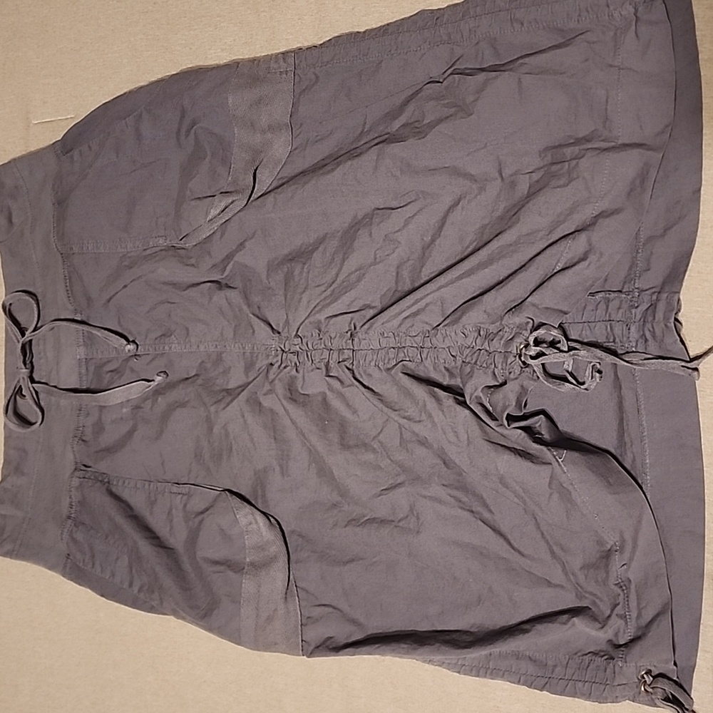 Small Gray Drawstring Skirt